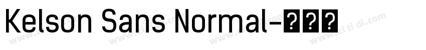 Kelson Sans Normal字体转换 Kelson Sans Normal字体转换